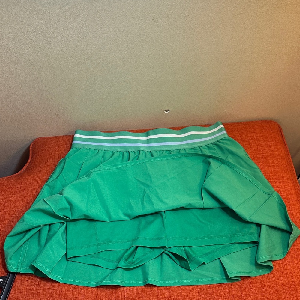 IDEOLOGY Women's High-Waist Pleated Skort, size L - Picture 4 of 5